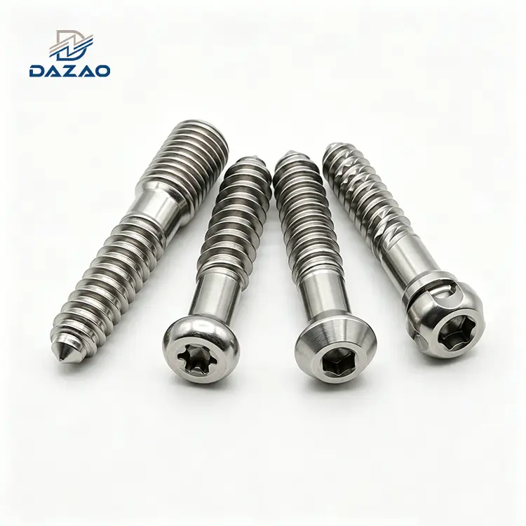 Precision CNC Machined 316LVM Medical Orthopedic Locking Screw